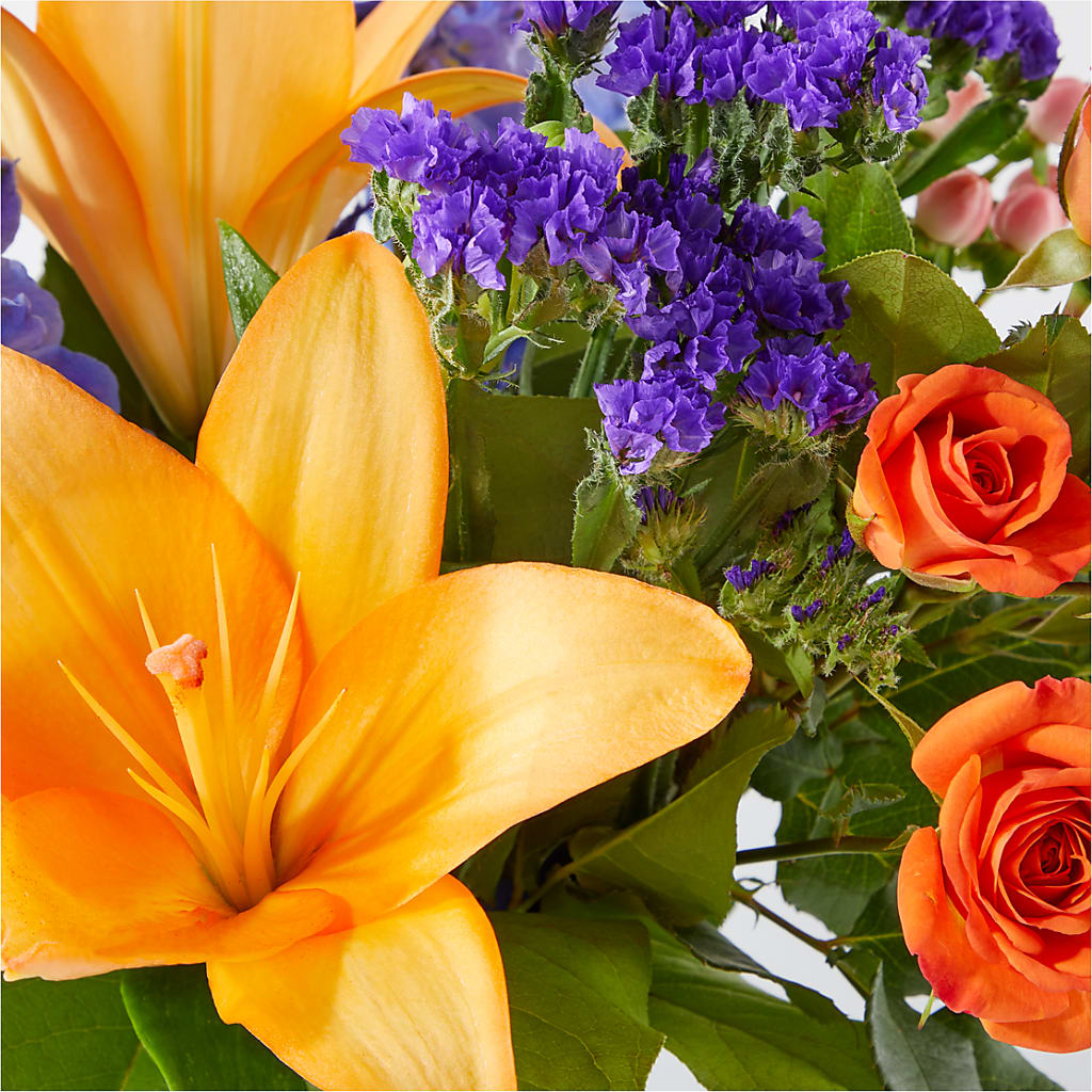 Radiant Citrus Bouquet –  Gerbes, Wichita KS