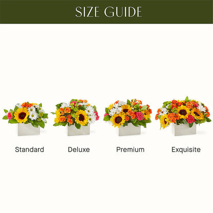 Sun-drenched Blooms Box Bouquet –  Gerbes, Wichita KS