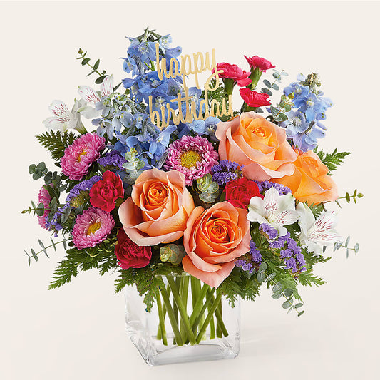 Birthday Bash Bouquet –  Gerbes, Wichita KS