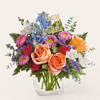 Birthday Bash Bouquet –  Gerbes, Wichita KS
