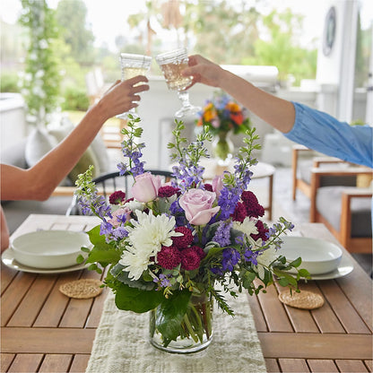Violet Frost Bouquet –  Gerbes, Wichita KS