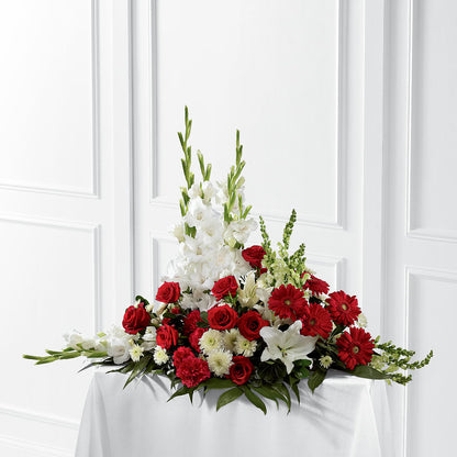 Crimson & White Arrangement –  Gerbes, Wichita KS