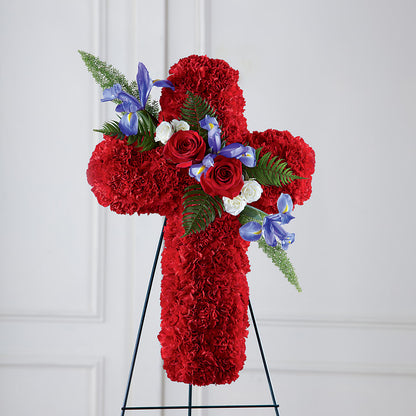 Faithful Hero Floral Cross –  Gerbes, Wichita KS