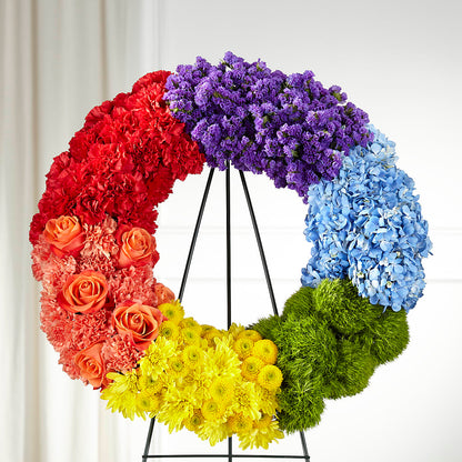 Circle of Love Wreath –  Gerbes, Wichita KS
