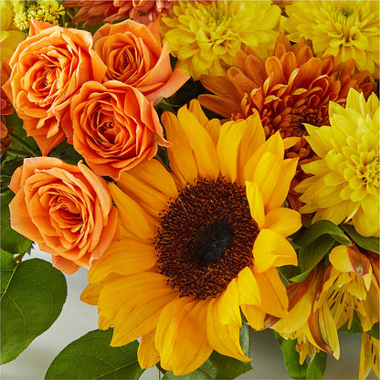 Autumn Harmony Centerpiece –  Gerbes, Wichita KS