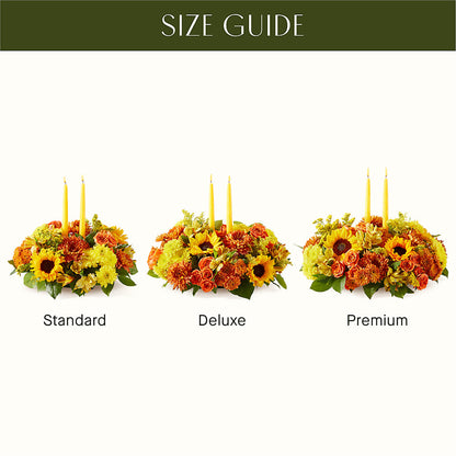 Autumn Harmony Centerpiece –  Gerbes, Wichita KS