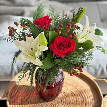 Evergreen Delight Bouquet –  Gerbes, Wichita KS
