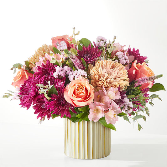 Berry Cobbler Bouquet with Ivory Vase –  Gerbes, Wichita KS