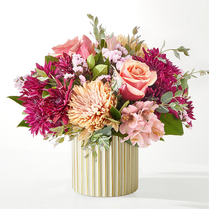 Berry Cobbler Bouquet with Ivory Vase –  Gerbes, Wichita KS