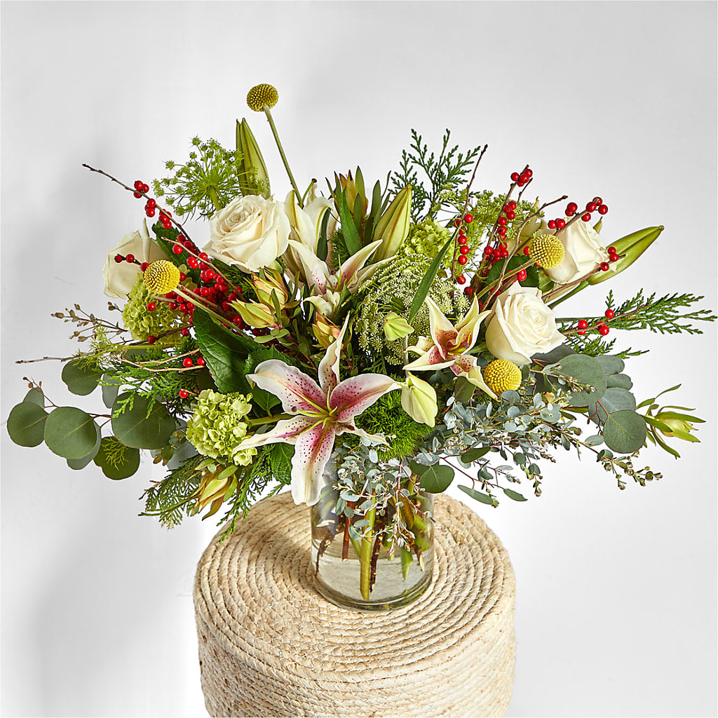 Berry & Bright Bouquet –  Gerbes, Wichita KS