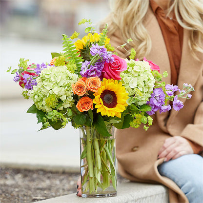 Vibrant Greetings Bouquet –  Gerbes, Wichita KS