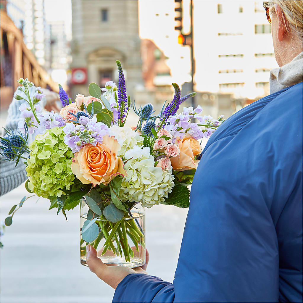 Porch Swing Bouquet –  Gerbes, Wichita KS