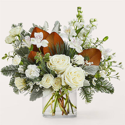 Fresh Snowfall Bouquet –  Gerbes, Wichita KS